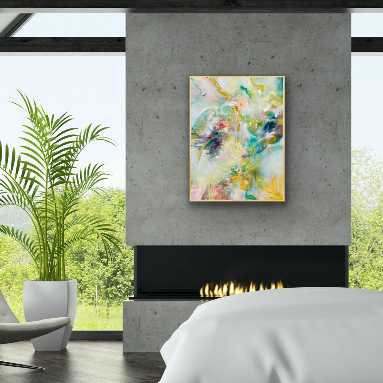 "Immersed In Light " Original Acrylic Painting