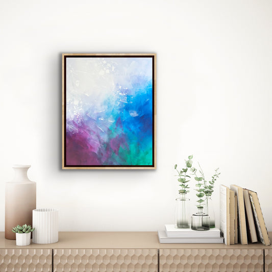 "Raining Bliss" Original Acrylic Painting