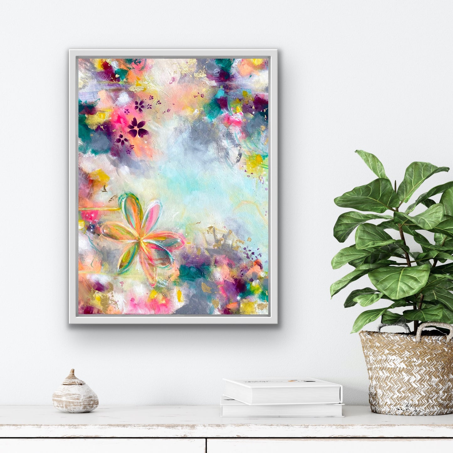 "Joy Blooming" Original Acrylic Painting