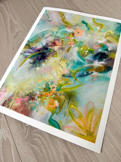 "Immersed In Light" Fine Art Print on Paper